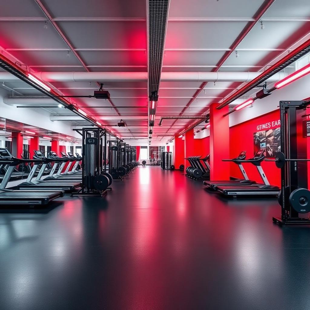 Commercial gym build-out